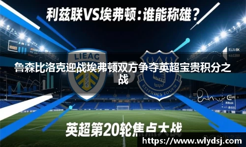 鲁森比洛克迎战埃弗顿双方争夺英超宝贵积分之战